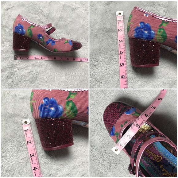 NWT Irregular Choice All Mixed Up Glitter Heels - Picture 8 of 8